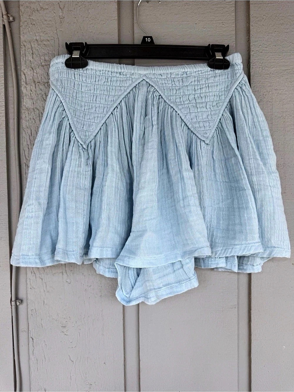Free People Mini Skirt in Blue Size Medium